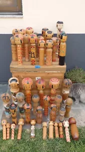 LOTE 44 KOKESHI JAPONESAS MUÑECAS JAPANESE DOLL JAPANISCHE PUPPE KOKESHI - Imagen 1 de 24