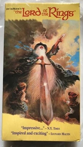 NEW The Lord of the Rings HOBBIT Animated VHS Ralph Bashki Sealed J.R.R. Tolkien - Picture 1 of 13