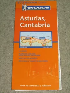 More details for northern spain: michelin regional map 572 asturias &amp; cantabria; 1:250,000; 2006