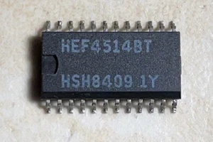 Signetics HEF4514BT Decoder a 4 bit con chiusura/da 4 a 16 linee (alto) - NOS - Foto 1 di 1
