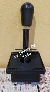 CONTROLADOR JOYSTICK ESTILO ARCADE 2 PINES 8 VÍAS FUNCIONAMIENTO 4.8MM TERMINAL NEGRO LECTURA - Imagen 1 de 8