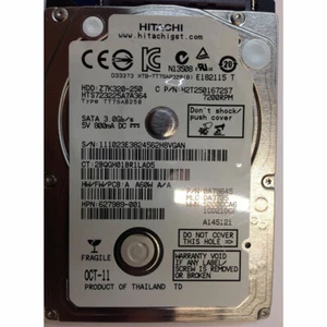 0A79645 - Hitachi 250GB 7200 RPM SATA 2.5" HDD - Picture 1 of 1
