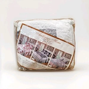 Ambiance Home Marie Patchwork Bedspread Set Black White Double 240x260cm - Picture 1 of 6