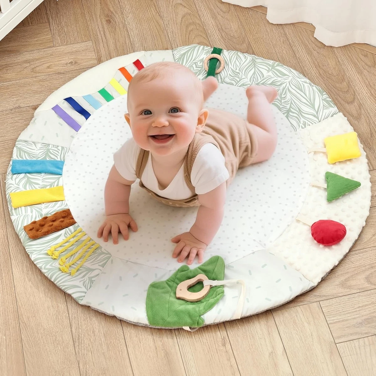 3-in-1 Schildkröte Spieldecke Für Babys – Mit Spielbögen, Bällebad, Krabbeldecke, 61x50 Cm