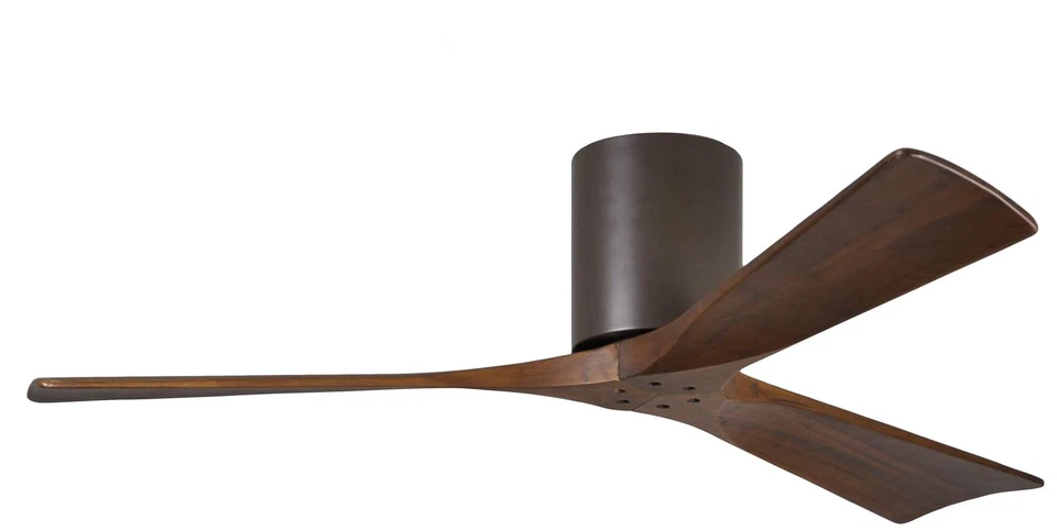 52" Matthews Irene-3H Bronze-Walnut Damp Hugger Fan with Remote - Image 1 of 1