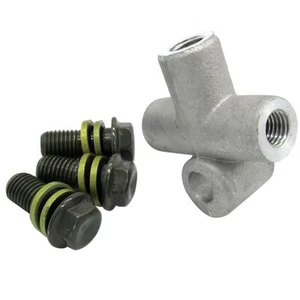 10 Mm Aluminium-Hydraulikbremsschlauch-Rohr-T-Kupplung Für Motorräder ATV - Picture 1 of 6