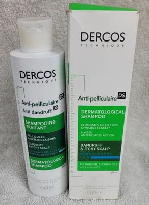 Vichy Dercos 200 ml Pack de 2 Champú Anticaspa para Cabello Normal y Graso X 2 Foto 1 de 4