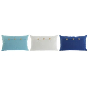 Kissen Home ESPRIT Blau Weiß Himmelsblau Mediterraner 50 x 15 x 30 cm [3 Stüc - Bild 1 von 4
