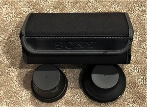 Sony VCL-1437A and VCL-0637A Tele Conversion / WIDE Lens SET AND CASE - Picture 1 of 2