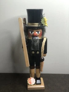 Vintage Original STEINBACH German 15" Chimney Sweep Wooden Nut Cracker Excellent - Picture 1 of 13