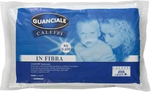 Caleffi Guanciale in Fibra Comfort 50x80 cm 600 gr Cuscino da letto Bianco - Foto 1 di 2