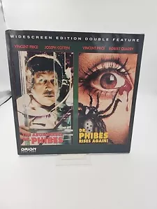 The Abominable Dr. Phibes/Doctor Phibes Rises Again Laserdisc 1989 Cult Horror - Picture 1 of 10
