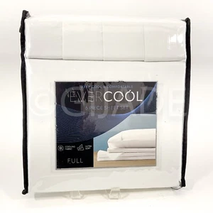 Ever Cool Set Completo 6pz Set Lenzuola Letto Lussuoso Bianco Nuovo - Foto 1 di 6