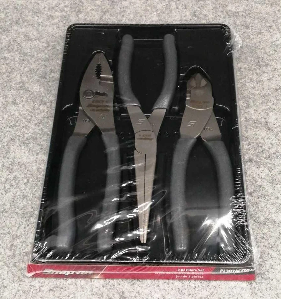 SNAP ON PL307ACFDT Plier Set Mechanics Tool Original Unused - Image 1 of 2
