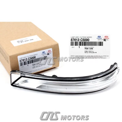 ⭐OEM⭐ Side Mirror LED Marker Repeater DRIVER for 2016-20 Kia Sorento 87613C5000 Foto 1 de 4