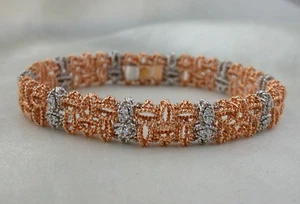 feines seltenes Armband Roségold 750 Roberto Coin - New Barocco - Bild 1 von 9
