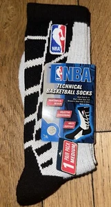  NBA Technical Basketball Crew Socks Size Medium/Shoe Size 3-9 Sock 9-11 - Picture 1 of 8