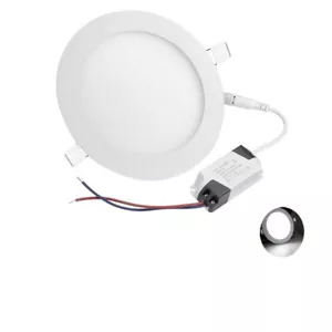 Recessed Lights 6 inch 12W 6500K Round Thin Downlight With Transformer 10 Pack - Picture 1 of 8