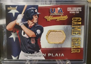 2013 USA Baseball Champions Game Gear Bats #11 Colton Plaia 