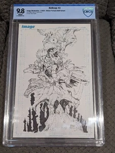 Hellcop #3 Image 2022 Todd McFarlane Rare B&W Sketch Portacio CBCS 9.8 Not CGC - Picture 1 of 3