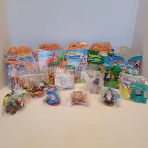 McDonald's Happy Meal Snow White & the 7 Dwarfs Toys Complete Set of 8 w/Boxes - Picture 1 of 8