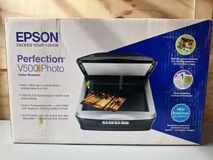 Epson Perfection V500 Photo Color Scanner Flatbed NEW - Photo 1/5