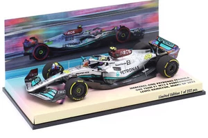 Lewis Hamilton Mercedes-AMG F1 W13 #44 6th Miami GP Formel 1 2022 1:43 Minichamp - Bild 1 von 1