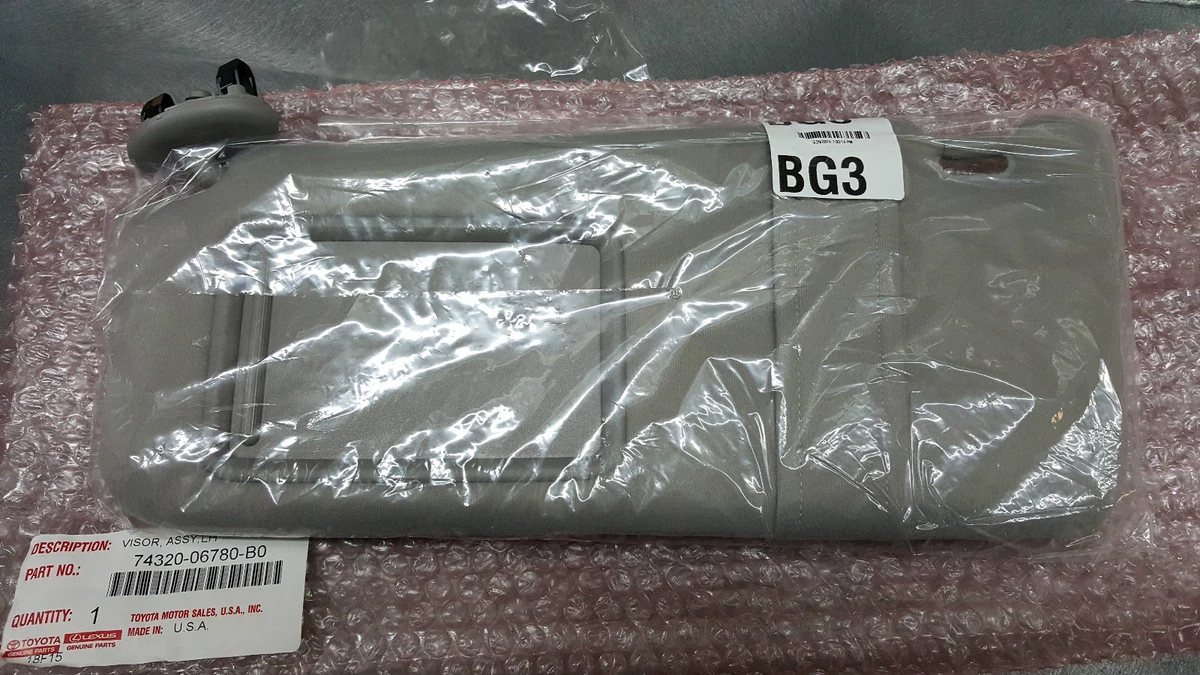 Par Viseras Parasol Toyota Camry 2007-2011 Nueva | Meses Sin Interés