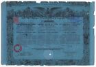Autriche 1885 chemins de fer nationaux Vienne 500 francs extra déco coupons non annulés