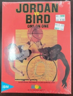 1988 EA JORDAN VS BIRD ONE ON ONE IBM PC VIDEO GAME BRAND NEW SEALED REAR🔥🔥🔥 - Image 1 of 4