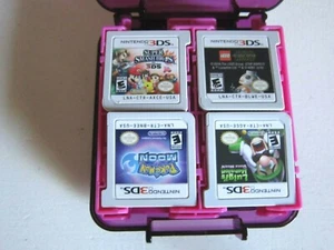 4 Nintendo 3DS Spiele, Super Smash Bros, Luigi's Mansion, Pokemon Mond, Lego S.W. - Bild 1 von 8