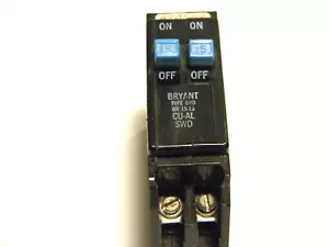 Bryant BRD 1515 SWD Tandem-Leistungsschalter ohne Clip New Old Stock - Bild 1 von 1
