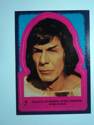 1979 STAR TREK - THE MOTION PICTURE - STICKER # 3  SPOCK - Image 1 of 4