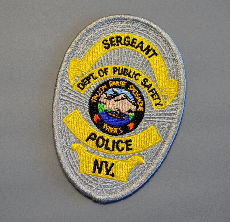 Fallon Nevada Paiute Shoshone Tribal Police Sergeant Patch ++ Mint NV - Image 1 of 1