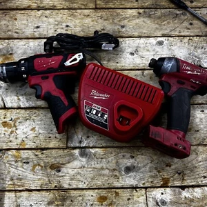 Milwaukee 2753-20 2407-20 M18 Fuel 1/4" Hex Impact Drills Drivers Set Tool Lot - Picture 1 of 6