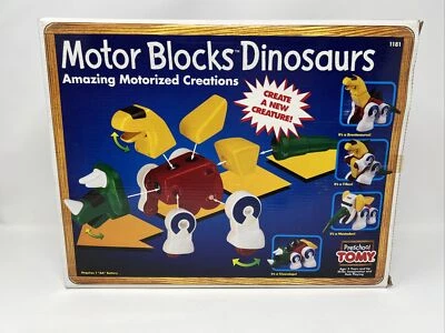 Tomy Motor Blocks Dinosaurios Robot Preescolar 1181 ¡Nuevo! ¡Raro! Foto 1 de 4