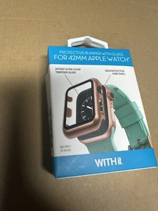 WITHit Protective Bumper with Glass for 42MM Apple Watch NIB New in Box - Picture 1 of 7