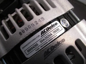 Acdelco 334-2529A Alternator - Picture 1 of 3