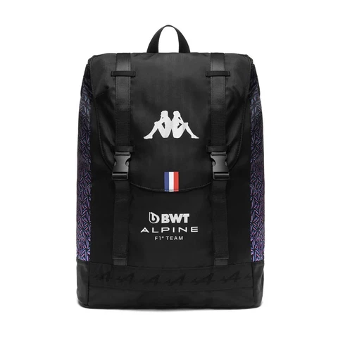 Alpine F1 Backpack 2023 Race Team Black KAPPA Cover