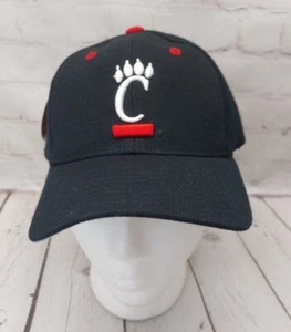 Kappe Cincinnati Bearcats schwarz Unisex Vintage Puma bestickt Logo Druckknopflasche - Bild 1 von 9