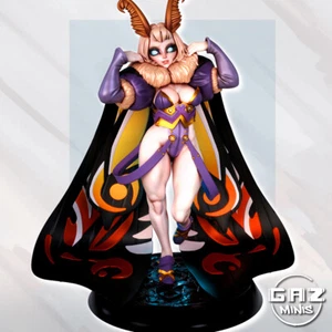 DnD Miniatur 32/75mm Mothara Kaiju Girl von Gaz Minis - Bild 1 von 4