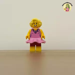 Lego Minifig Minifigure Custom La danseuse étoile Pièces authentiques NEUF - Foto 1 di 6