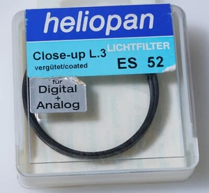 Heliopan Close-up L.3 ES 52 Filter - Picture 1 of 2