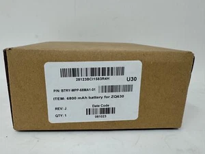 NEW SEAL Printer Battery Pack Zebra QLN420 ZQ630 BTRY-MPP-68MA1-01 P1089760-002 - Picture 1 of 5
