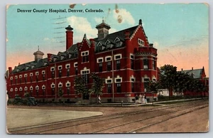 Postkarte Denver County Krankenhaus Denver Colorado - Bild 1 von 3