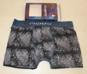 NWT €13.90 (SM) Chimps Brand Star Grey Boxer Size S - Picture 1 of 3