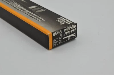 Marklin mini club 8563 4-3/8" 13° Right Electric Turnout - new - Image 1 of 3