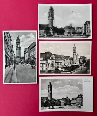 4 x AK BAUTZEN 1932/35 Kornmarkt mit Reichenturm    ( 165944 - Bild 1 von 2