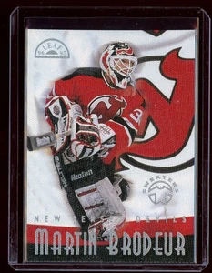 1996-97 Leaf Sweaters Home #6 Martin Brodeur 8/1000 - Picture 1 of 2