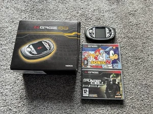 Nokia N Gage Handy/Spielekonsole Originalverpackt mit Spielen Sammlerzustand - Bild 1 von 12